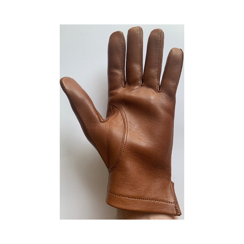 Gants en cuir marron clair de mi-saison
