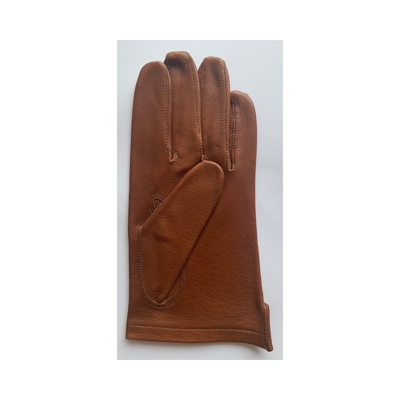 Gants en cuir marron clair de mi-saison