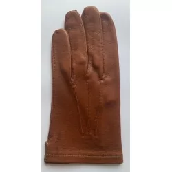 Gants en cuir de Mi-saison - Marron clair