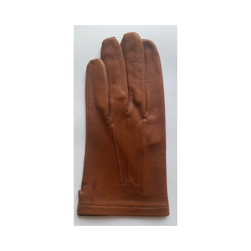Gants en cuir marron clair de mi-saison