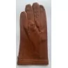 Gants en cuir de Mi-saison - Marron clair