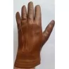 Gants en cuir de Mi-saison - Marron clair