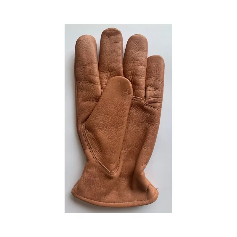 Gants en cuir marron clair - Gants hiver