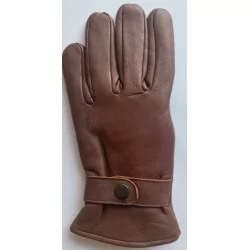 Gants en cuir hiver - Marron