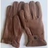 Gants en cuir hiver - Marron