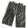 Gants cuir 100% noir