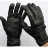 Gants cuir 100 % noir