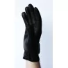 Gants cuir 100 % noir            