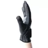 Gants cuir 100 % noir            