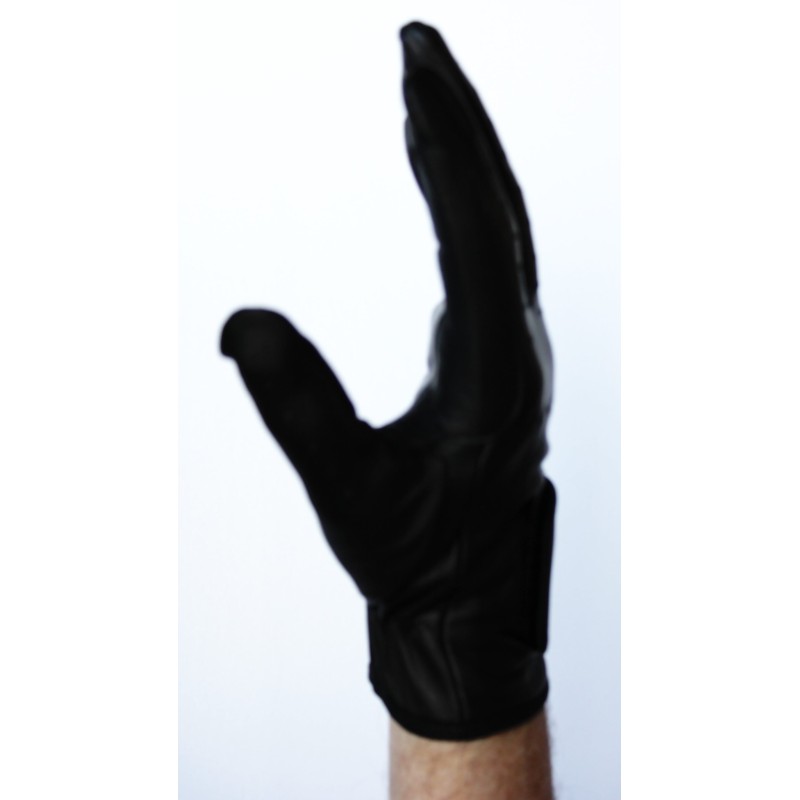 Gants de conduite en cuir noir élégants