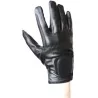 Gants cuir 100 % noir            