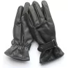 Gants cuir noir 100 %