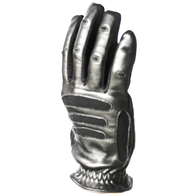 Gants fins en cuir noir