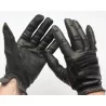 Gants cuir 100 % noir