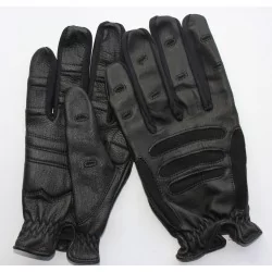 Gants fins, cuir 100 % noir