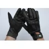 Gants cuir 100 % noir