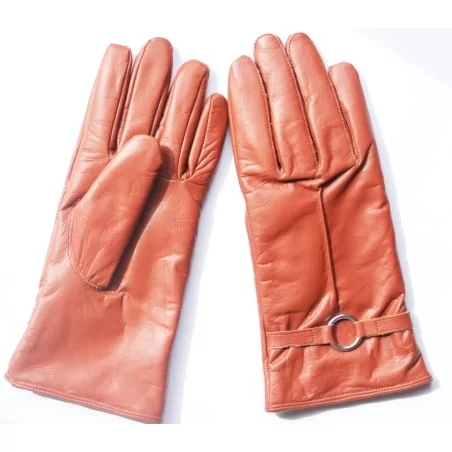 Gants cuir 100 % bordeau Gants cuir 100 % bordeau