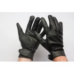 Gants cuir 100% noir