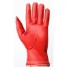 Gants cuir rouge - mi saison T 7,5 et 8,5