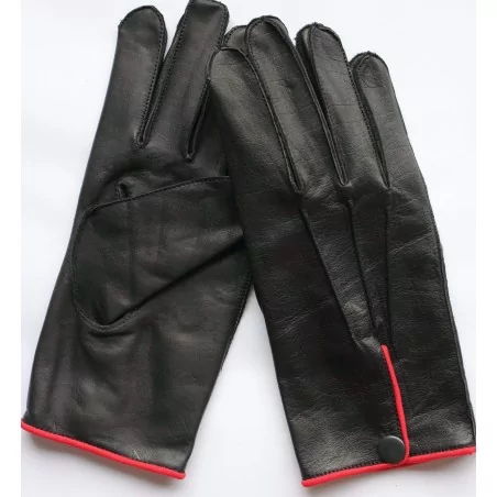 Gants cuir Noir - mi saison Gants cuir Noir - mi saison