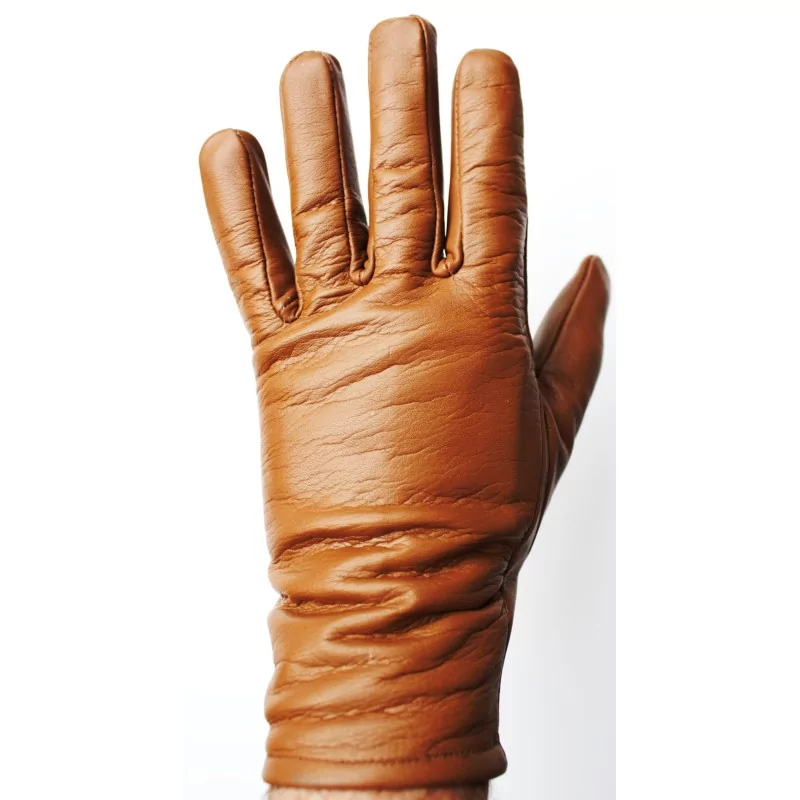 Gants fins cuir 100%  -  hiver