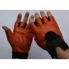 Gants cuir 100 %  Orange