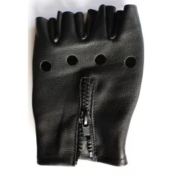 Gants 100 % cuir Noir 