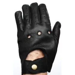 Gants fins, cuir 100 %  noir