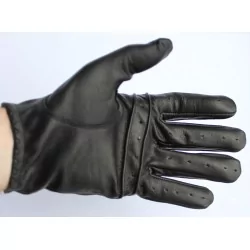 Gants fins, cuir 100 %  noir