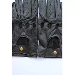 Gants fins, cuir 100 %  noir