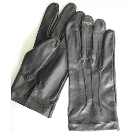 Gant cuir 100% noir Gant cuir 100% noir