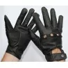 Gants fins, cuir 100 %  noir