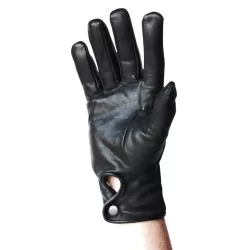 Gants   cuir 100 %  noir - hiver