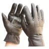 Gants cuir 100% noir