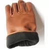 Gants cuir 100% marron clair