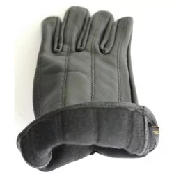 Gants cuir 100 % Noir