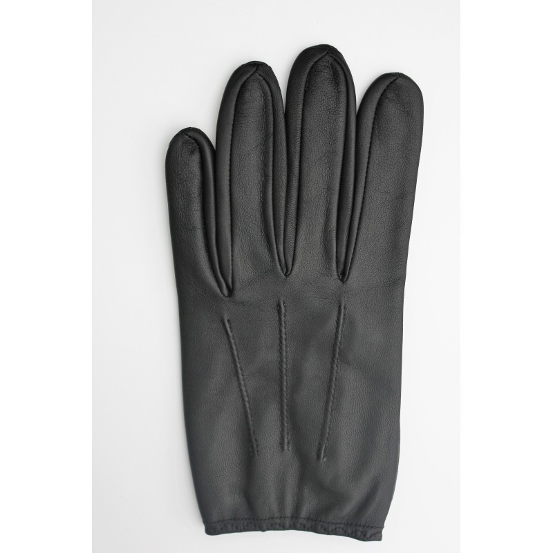 Gants de conduite en cuir noir mi-saison