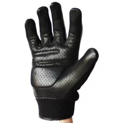 Gants cuir noir  100% - moto -   
