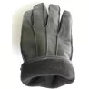 Gants cuir 100% noir