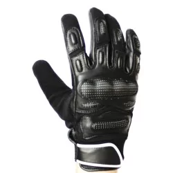 Gants cuir noir  100% - moto -   
