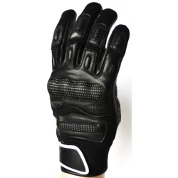Gants cuir noir  100% - moto -   