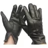 Gants  100 % cuir Noir