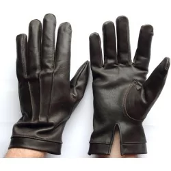Gant cuir 100% marron