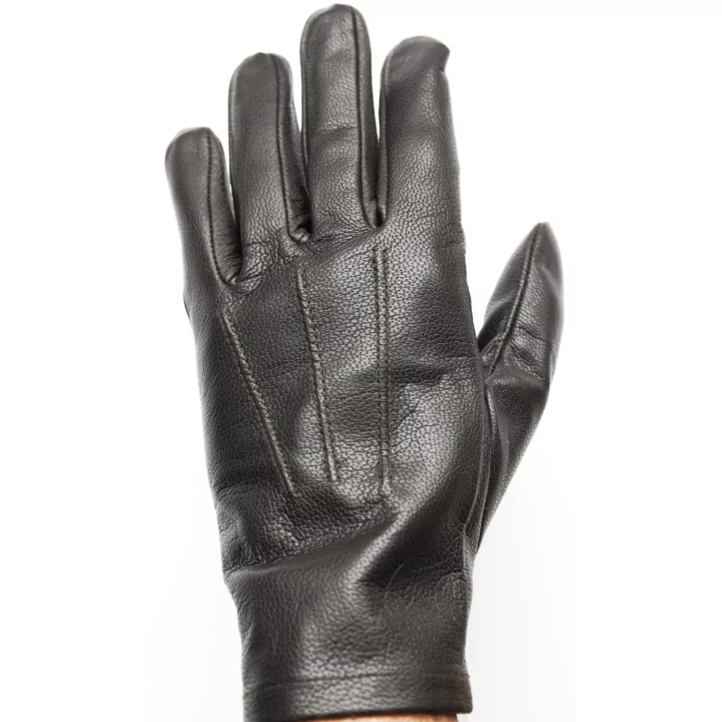 Gants   cuir 100 %  noir - mi-saison