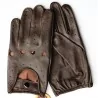 Gants cuir  fin marron - agneau