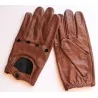 Gants cuir  fin marron - agneau