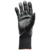 Gants cuir noir - serré aux poignets