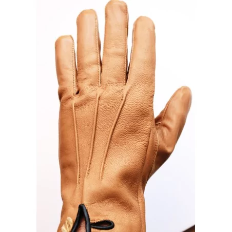 Gants cuir camel - mi saison T 9 et 9,5