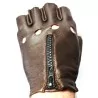 Gants 100 % cuir Marron