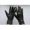 Gants cuir 100% marron